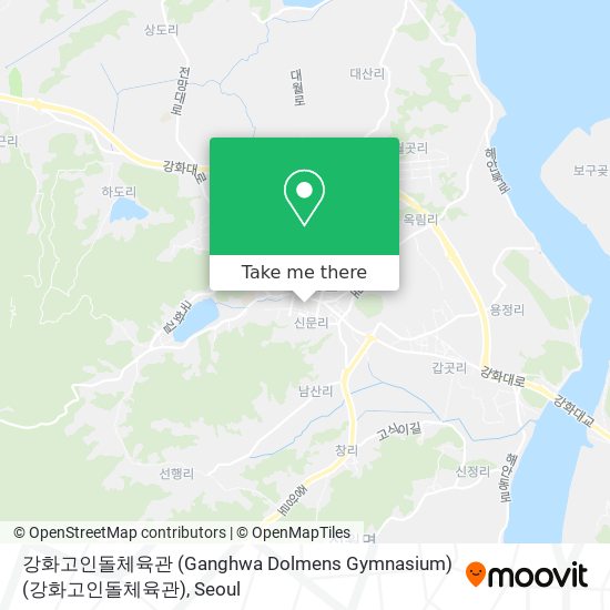 강화고인돌체육관 (Ganghwa Dolmens Gymnasium) (강화고인돌체육관) map