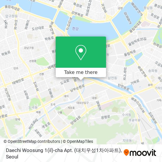 Daechi Woosung 1(il)-cha Apt. (대치우성1차아파트) map