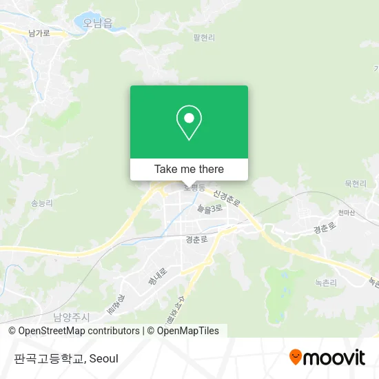 판곡고등학교 map