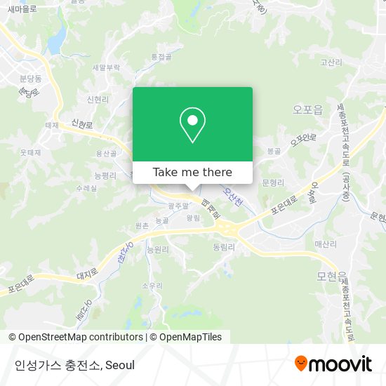 인성가스 충전소 map