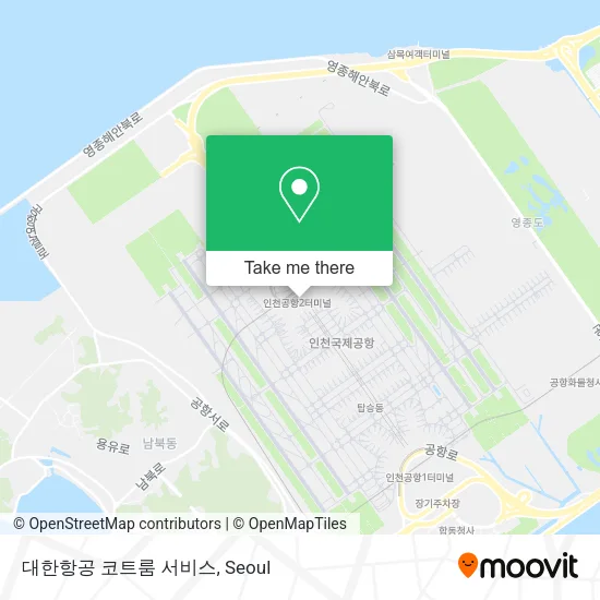 대한항공 코트룸 서비스 map