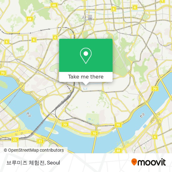 브루미즈 체험전 map