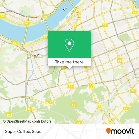 Super Coffee map