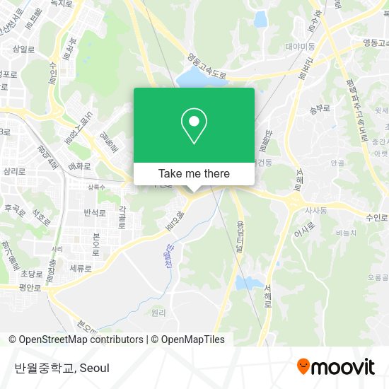 반월중학교 map