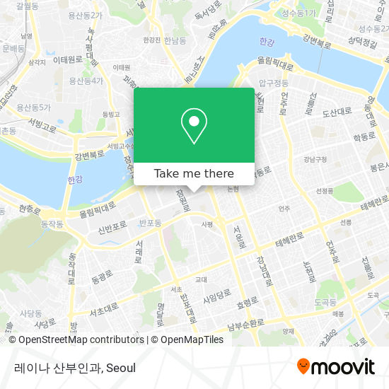 레이나 산부인과 map