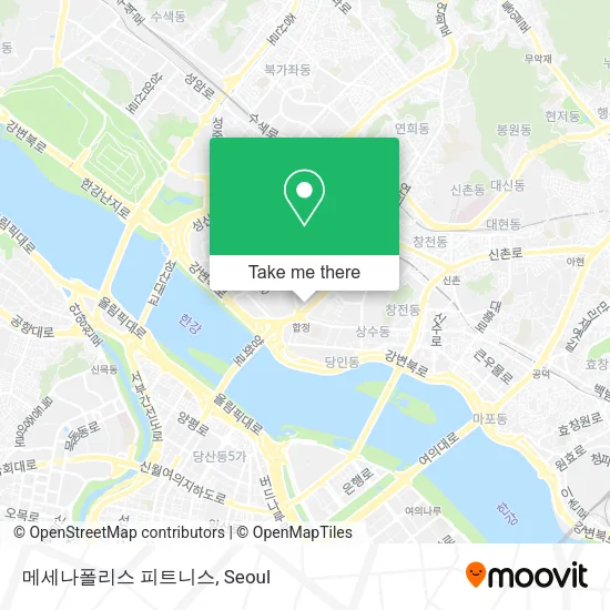 메세나폴리스 피트니스 map