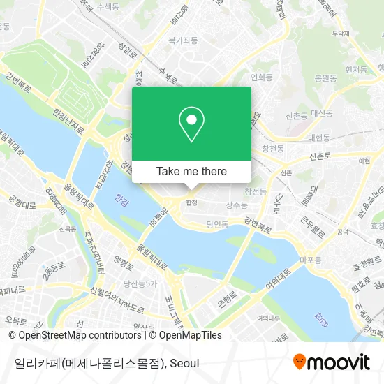 일리카페(메세나폴리스몰점) map