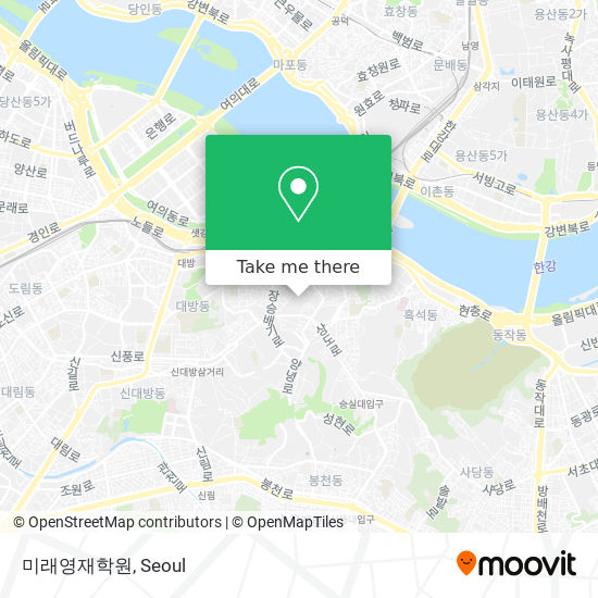 미래영재학원 map