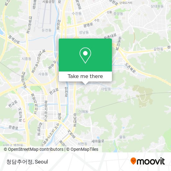 청담추어정 map