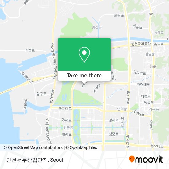 인천서부산업단지 map