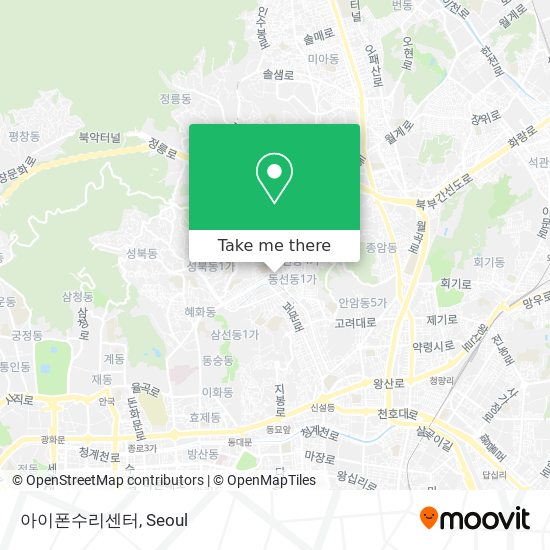 아이폰수리센터 map