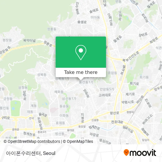 아이폰수리센터 map