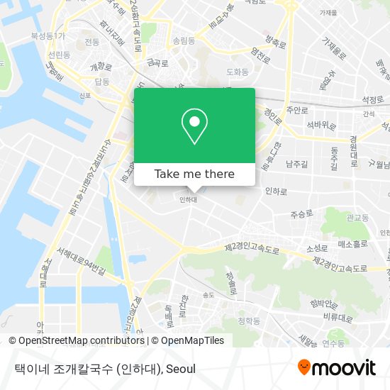 택이네 조개칼국수 (인하대) map