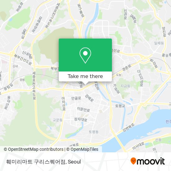 훼미리마트 구리스퀘어점 map