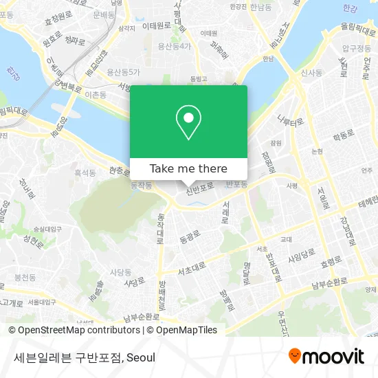 세븐일레븐 구반포점 map