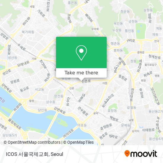 ICOS 서울국제교회 map
