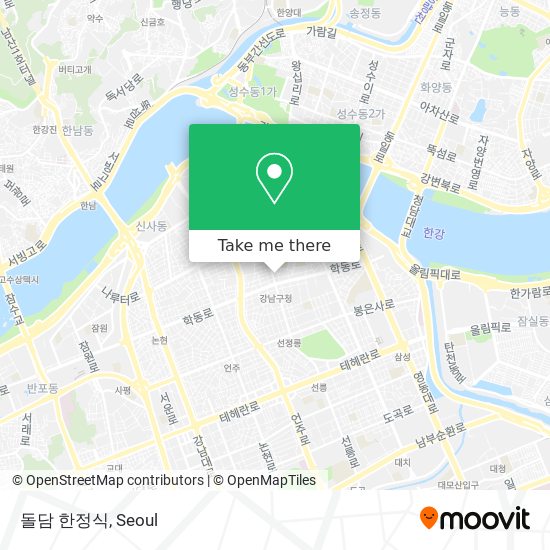 돌담 한정식 map