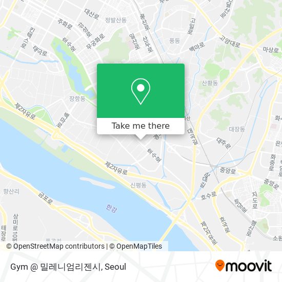 Gym @ 밀레니엄리젠시 map