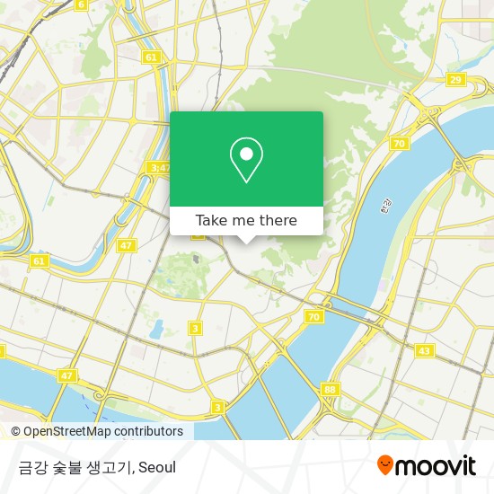 금강 숯불 생고기 map