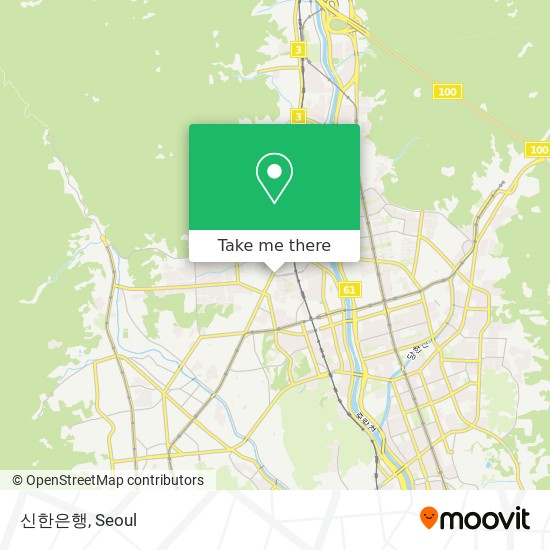 신한은행 map