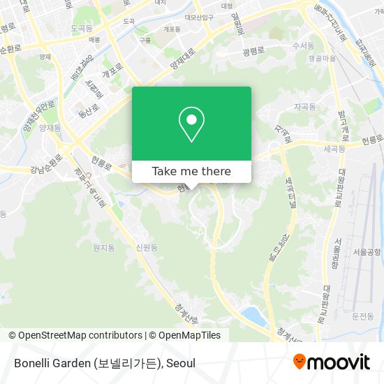 Bonelli Garden (보넬리가든) map