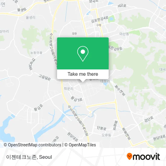 이젠테크노존 map
