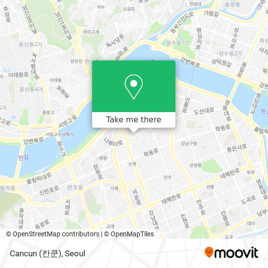Cancun (칸쿤) map