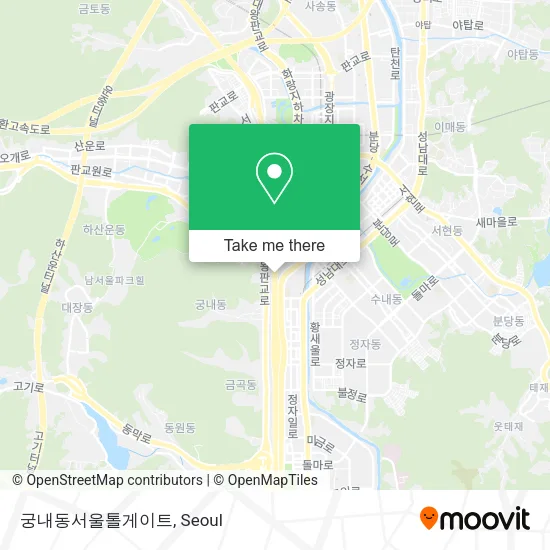 궁내동서울톨게이트 map