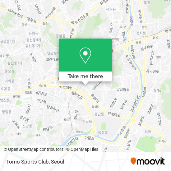 Tomo Sports Club map