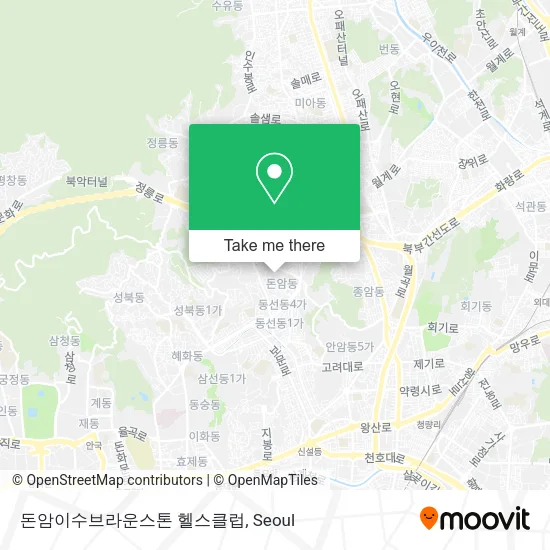 돈암이수브라운스톤 헬스클럽 map