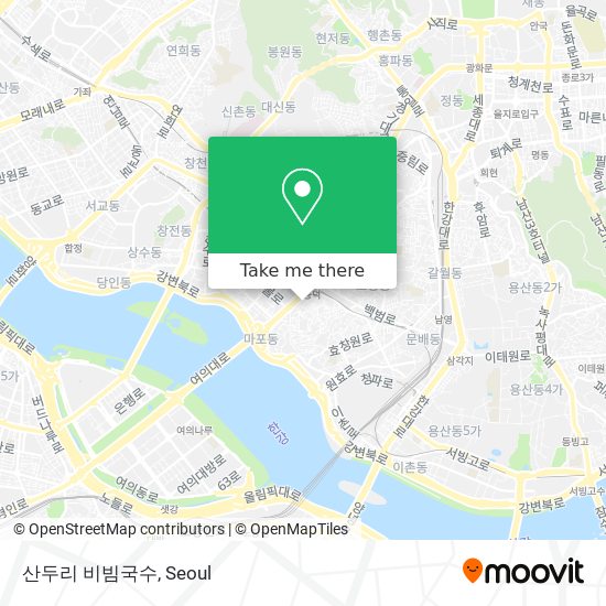 산두리 비빔국수 map