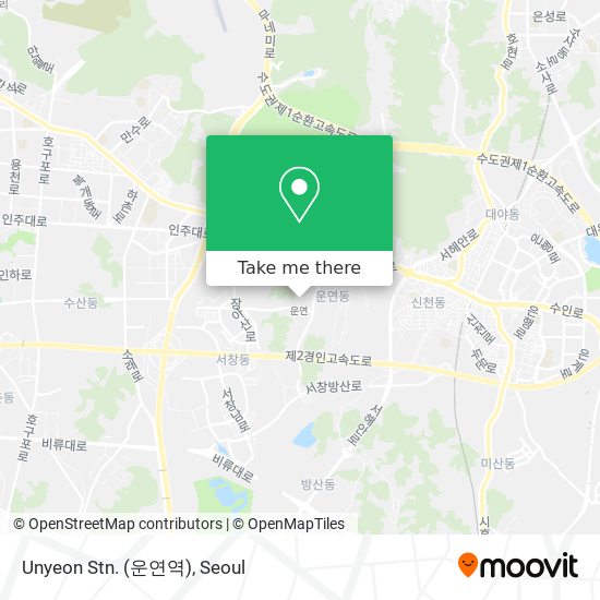 Unyeon Stn. (운연역) map