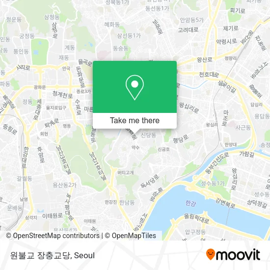 원불교 장충교당 map