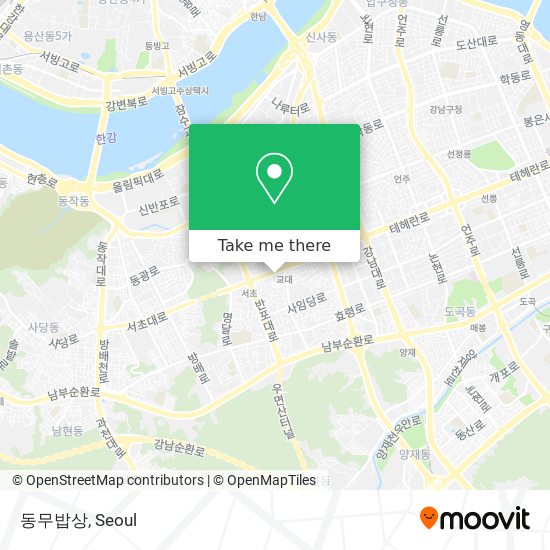 동무밥상 map