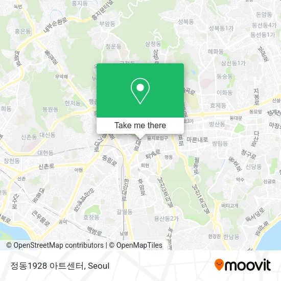 정동1928 아트센터 map