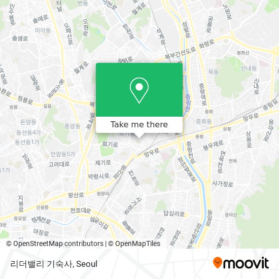 리더밸리 기숙사 map