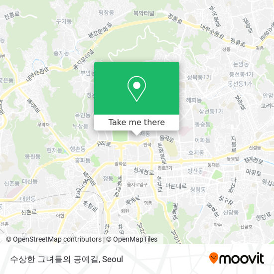 How to get to 수상한 그녀들의 공예길 in 종로구, 서울시 by Bus or Subway | Moovit
