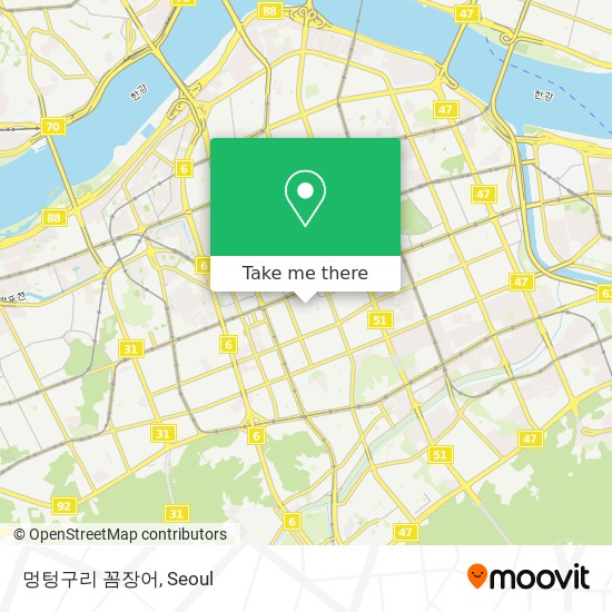 멍텅구리 꼼장어 map