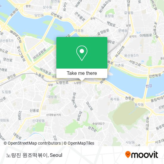 노량진 원조떡볶이 map