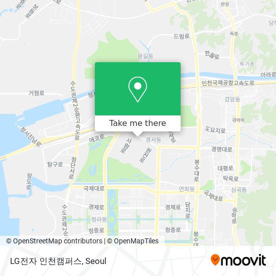 LG전자 인천캠퍼스 map