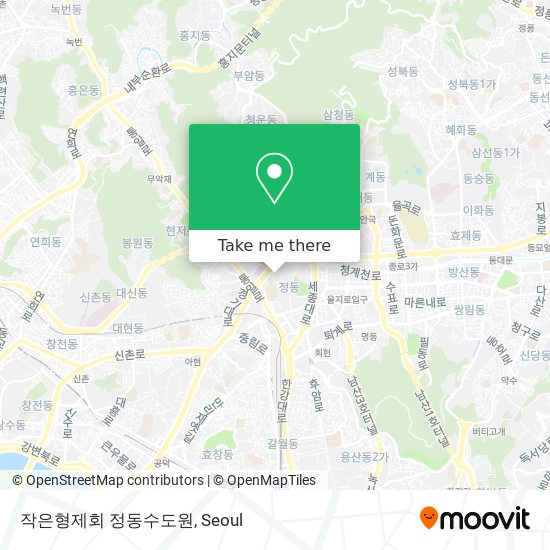 작은형제회 정동수도원 map
