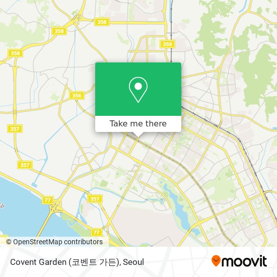 Covent Garden (코벤트 가든) map