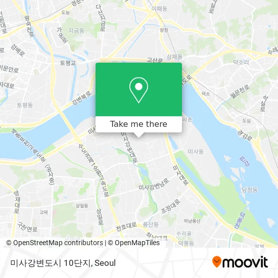 미사강변도시 10단지 map