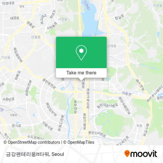 금강펜테리움It타워 map