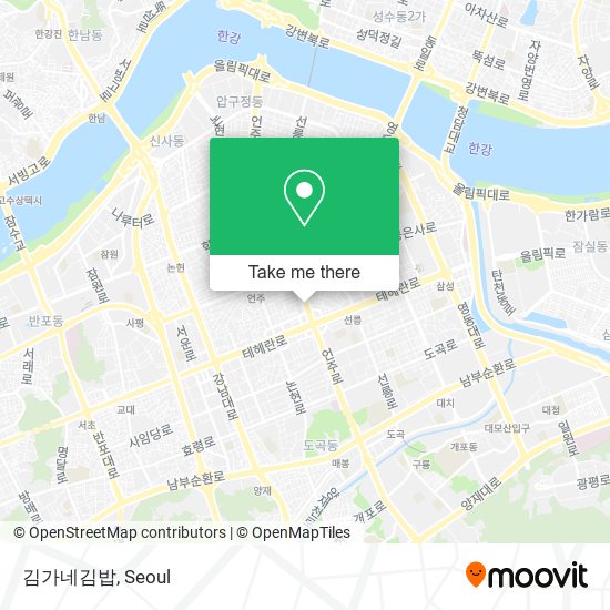 김가네김밥 map