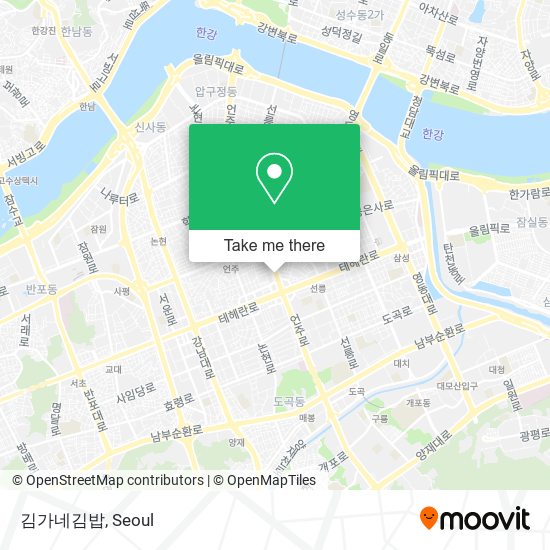 김가네김밥 map