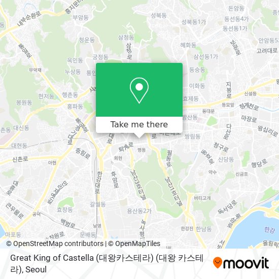 Great King of Castella (대왕카스테라) (대왕 카스테라) map