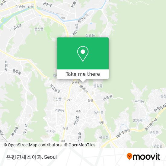 은평연세소아과 map