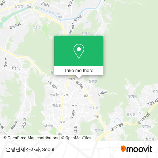 은평연세소아과 map