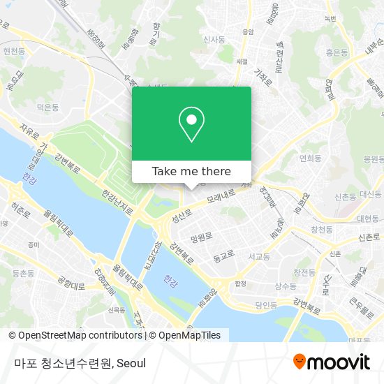 마포 청소년수련원 map